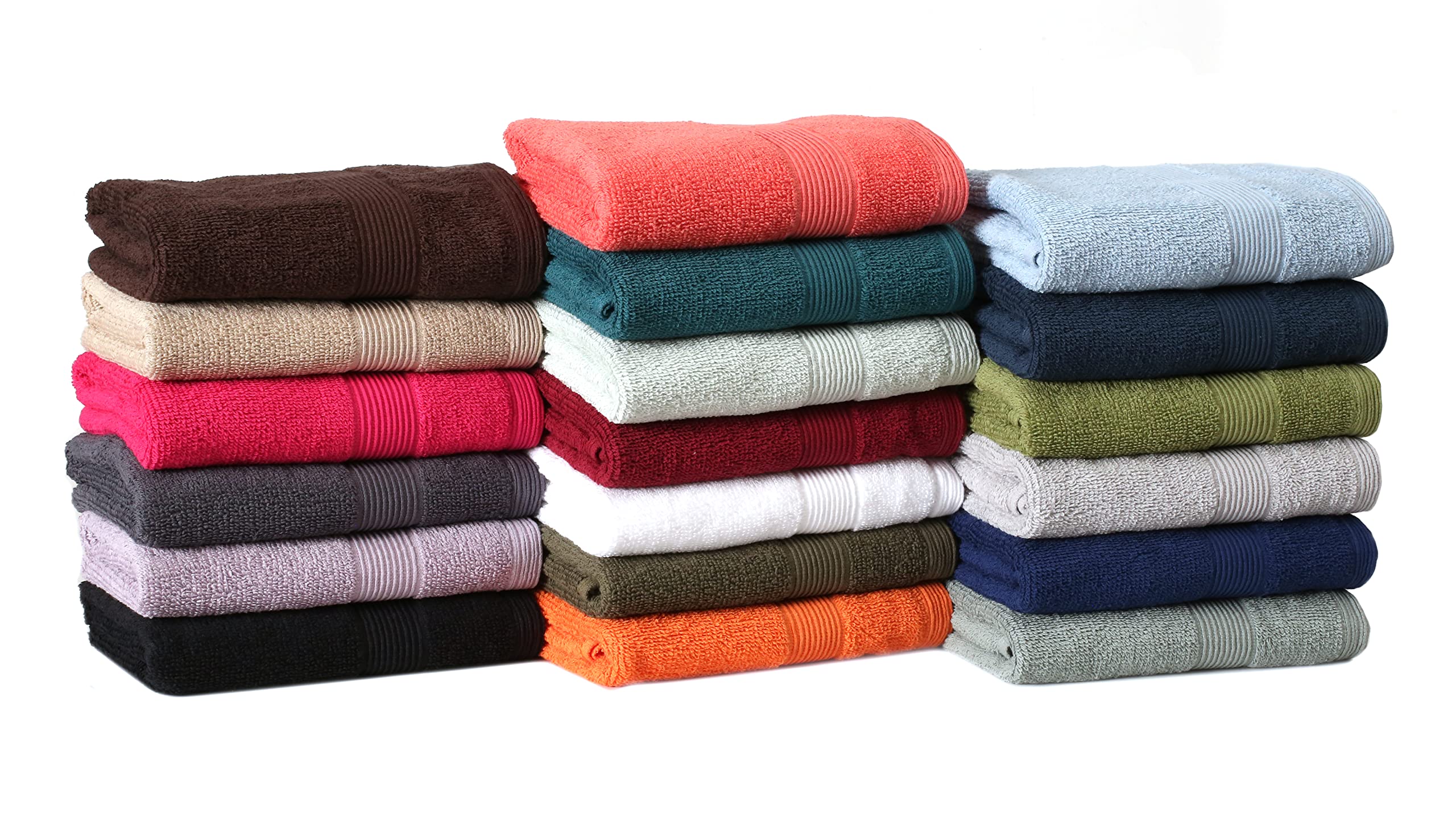BELIZZI Home Juego de Toallas de Mano Ultra Suaves de 6 Piezas, 16 x 28-100% algodón Hilado en Anillo, Duradero y Muy Absorbente, baño, Cocina, Gimnasio, SPA y Limpieza General
