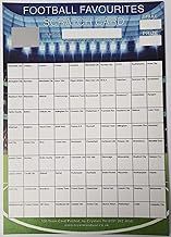 A4 100 TEAM FOOTBALL SCRATCH CARD FOR FUNDRAISING CHARITY EVENTS ETC 100 SPACES!