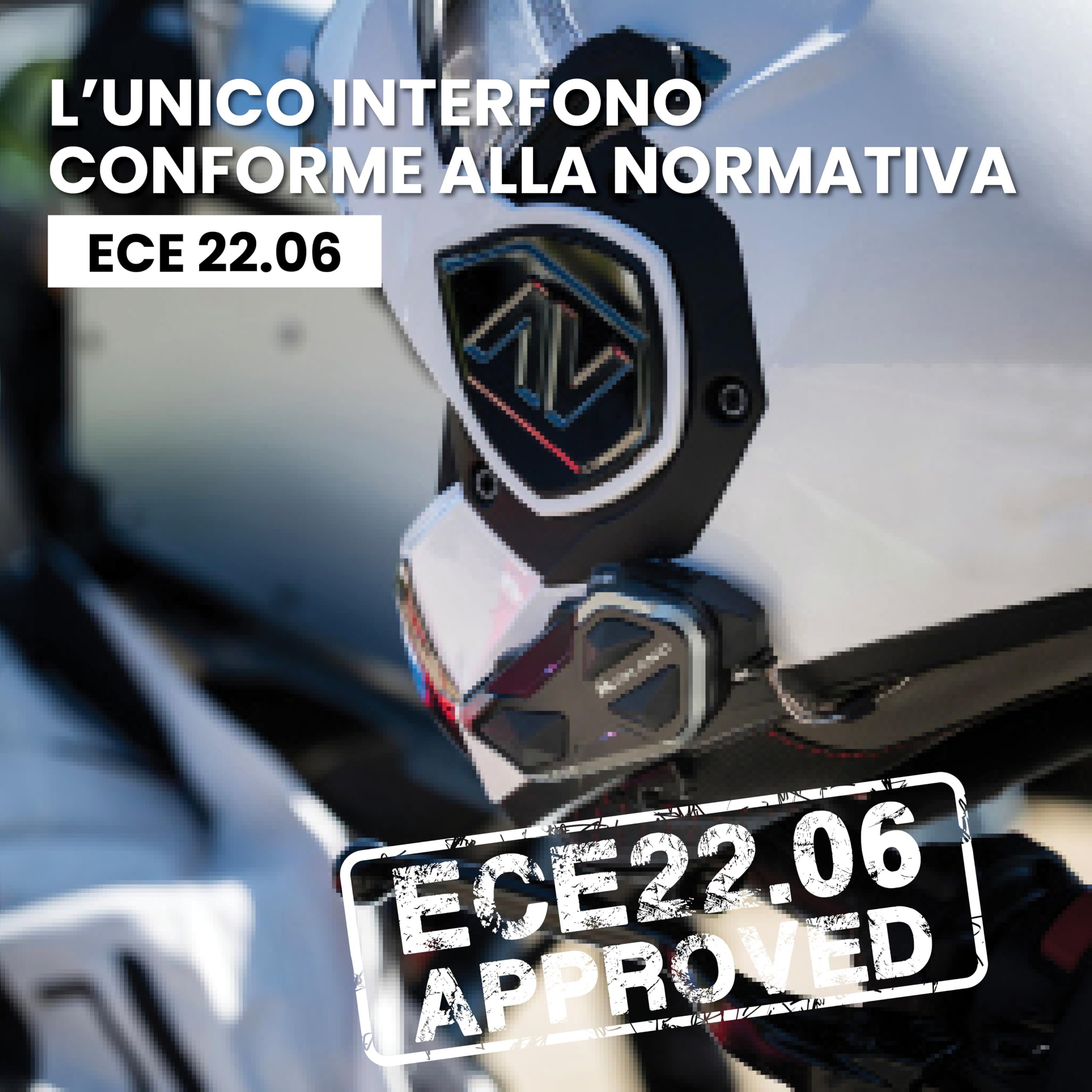 Midland - Interfono Moto Bluetooth Singolo BTR1, Auricolari Casco Moto Impermeabili IPX6, Portata 800m, 4 Persone Conference, Batteria 23H, Parallel Audio, Connessione GPS/Musica, Conforme ECE 22.06