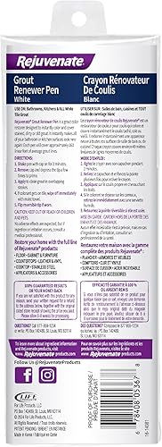 Miniatura 3 de Rejuvenate Los rotuladores restauradores de lechada blancos restauran y renuevan la lechada teñida en cuestión de minutos paquete de 2 unidades