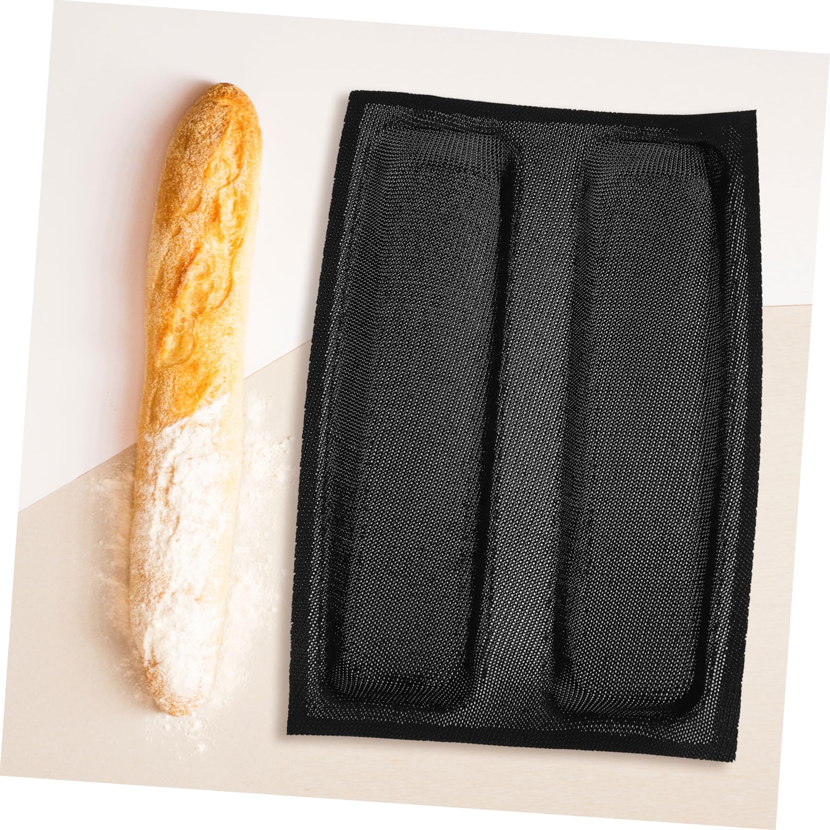 ABOOFAN 2stücke Silikon Brotbackform Atmungsaktive Antihaft- Für Professionelle Backergebnisse Für Hause Oder Bäckereien Langlebig Und Leicht Zu Reinigen Schwarz