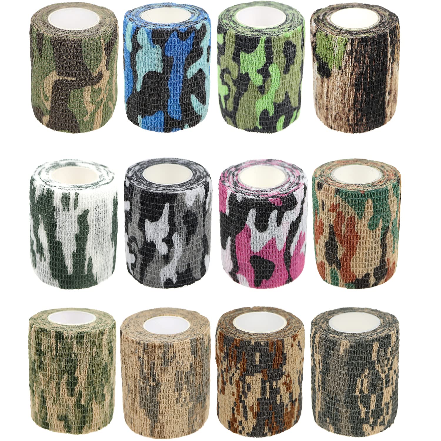 KEQCQE Cohesive Bandage Self Adherent Wrap Athletic Tape Breathable Vet Tape First Aid Tape for Dogs Cats Horses Birds & Wrist Healing Ankle Sprain Swelling — view 5