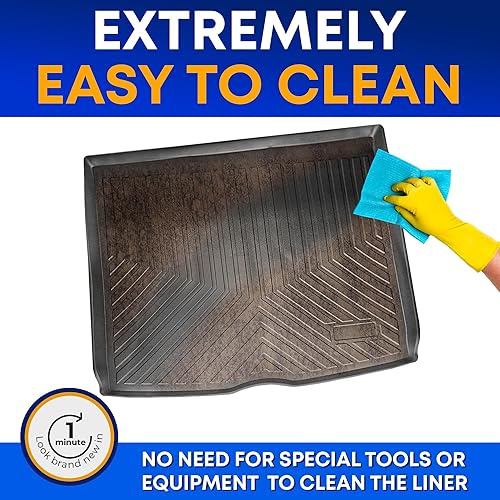 Miniatura 3 de Forro de carga prémium para Mercedes Benz GLE Class 2020-2025 Tapete de carga personalizado para maletero de automóvil Tapete de carga negro para