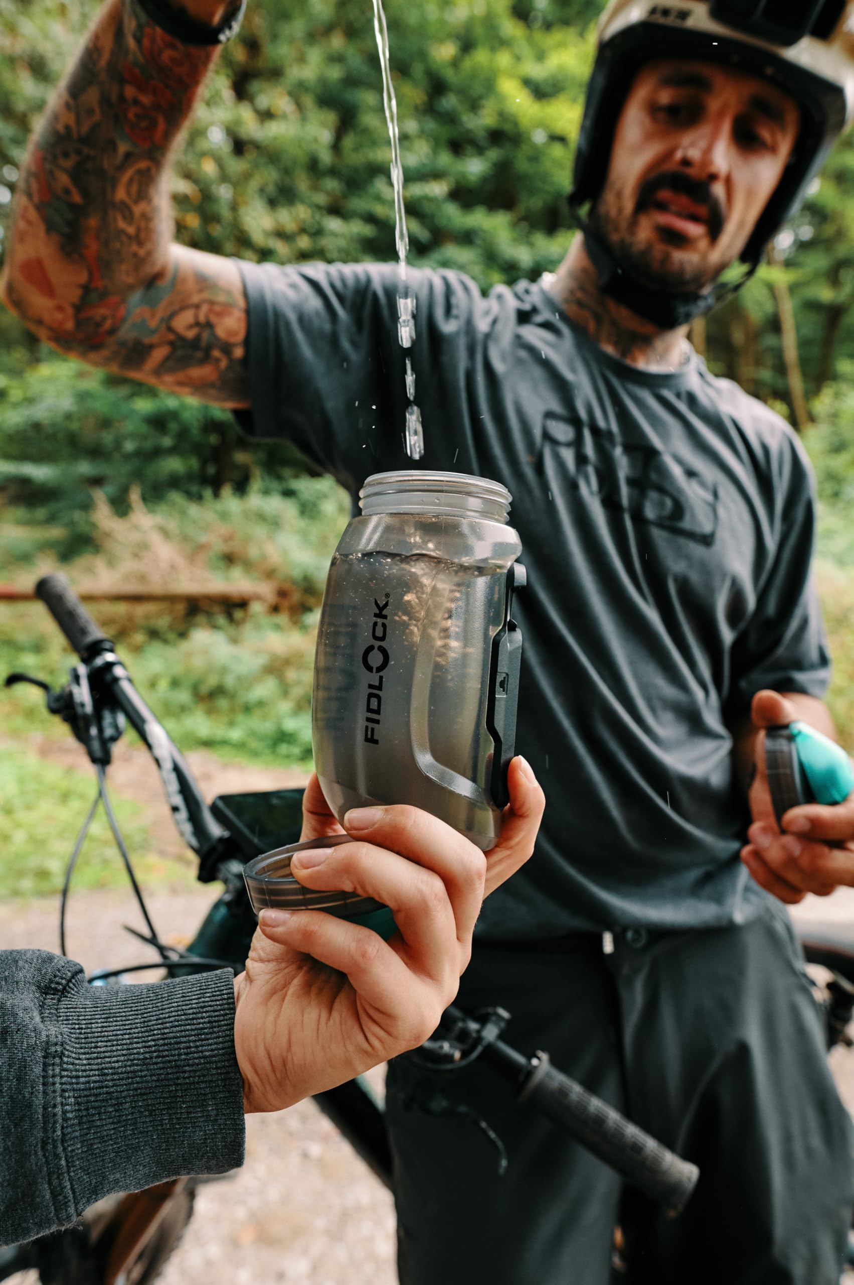 FIDLOCK TWIST single bottle antibacterial 450 ml – Fahrrad Trinkflasche