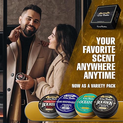 Miniatura 3 de Handy Hound Occo Bobbo - Juego de muestras de colonia sólida para hombre, juego de regalo de colonia para hombre, tamaño de viaje (4) latas de 0.5