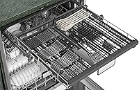 Vista 22 de Lavadora inteligente SHARP SDW6767HS. Funciona con Alexa. Incluye luces LED interiores, interior de acero inoxidable, secado con calor y asistencia
