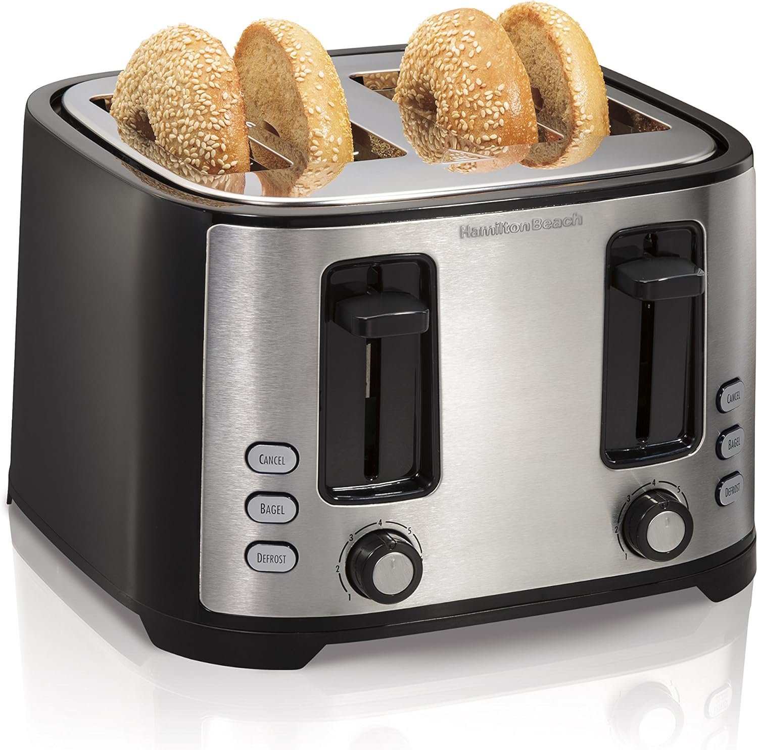 قیمت و خرید Hamilton Beach ExtraWide 4Slice Slot Toaster, Black