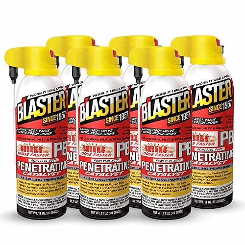 Miniatura 9 de B'Laster - Aerosol penetrante de aceite penetrante para prevención de óxido, afloja los pernos oxidados, protege contra la corrosión, espray