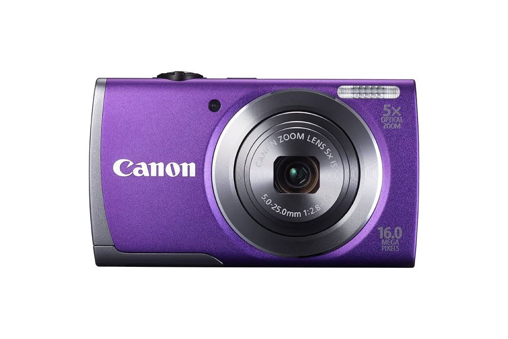 CANON PowerShot A3500IS パープル Canon PowerShot A3500 IS Purple (#3624) - OldCamsByJens