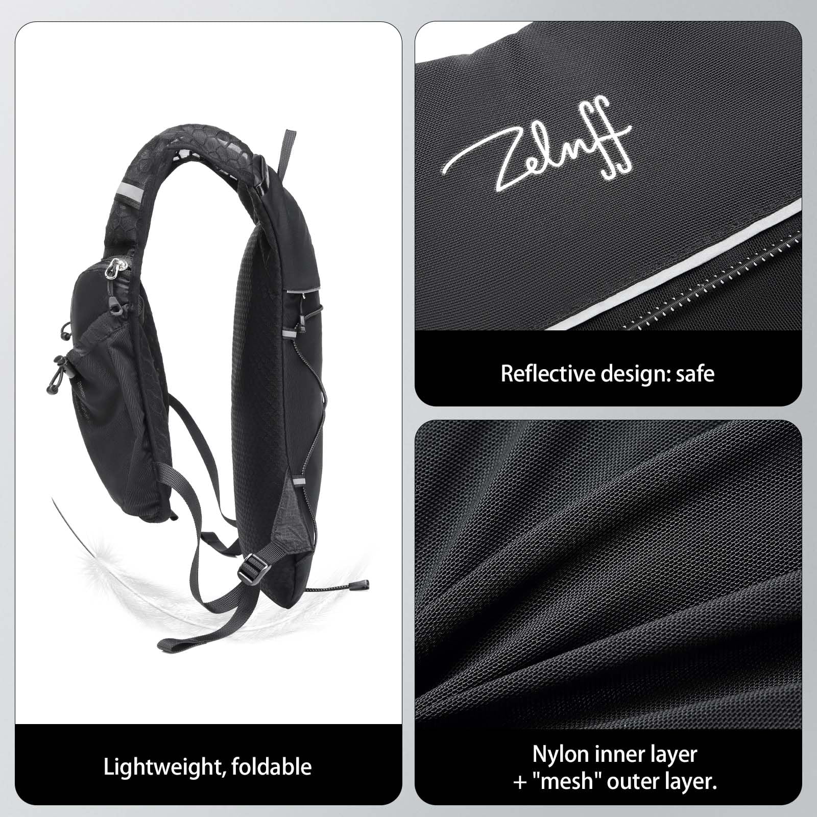 Esoes Laufweste Mit 2L Trinkblase - Leicht & Verstellbar Für Sport & Outdoor