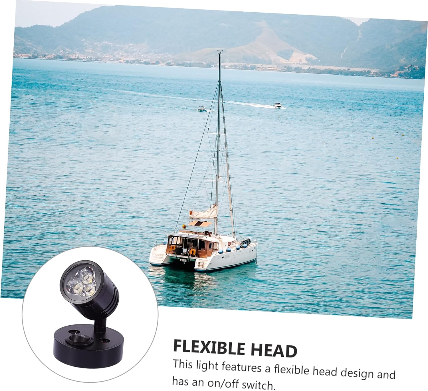 12V LED Ceiling Light Aluminum RV Wall Light for Boats Flexible Yacht Lamp for Camping and Travel Energy Efficient Lighting Solution