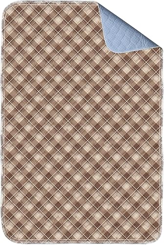 Miniatura 70 de Almohadillas de cama antideslizantes para incontinencia lavables de 36 x 72 pulgadas, almohadillas de cama impermeables para adultos, lavables