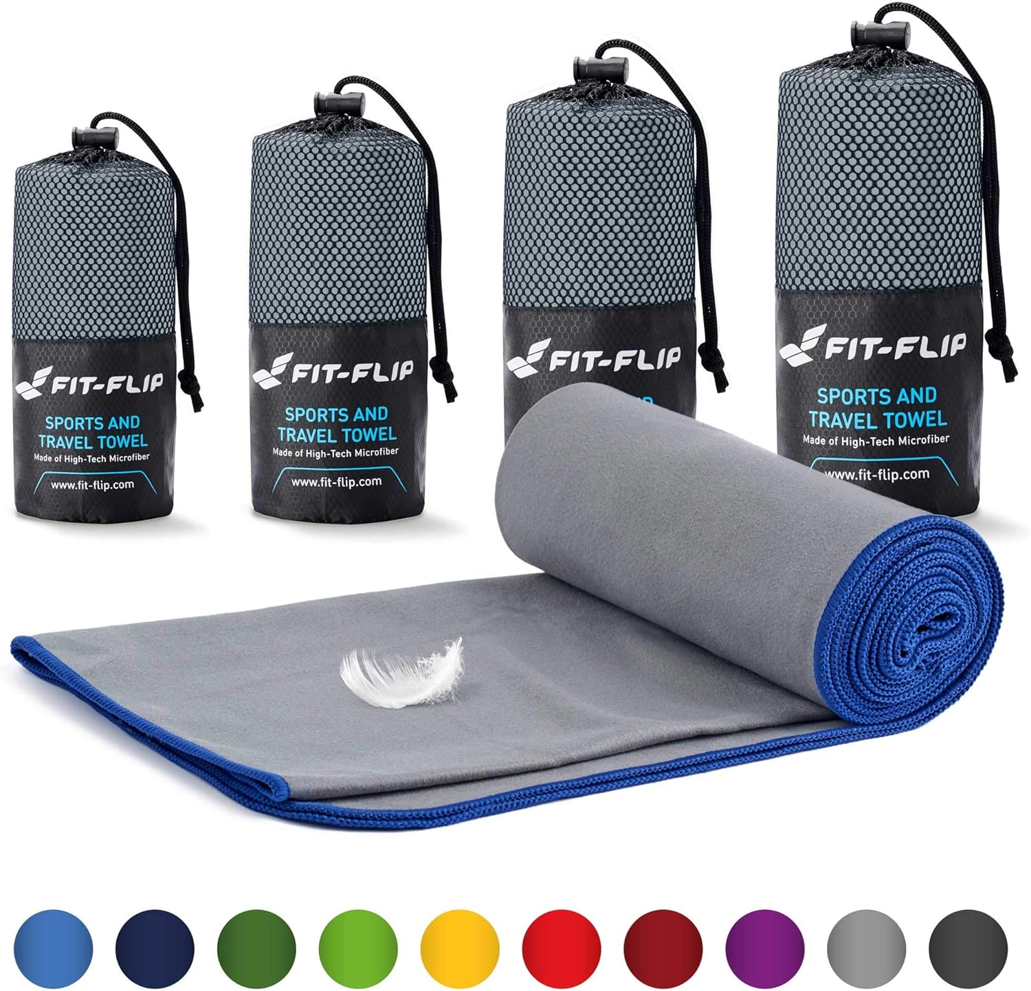 asciugamano sportivo in microfibra per palestra