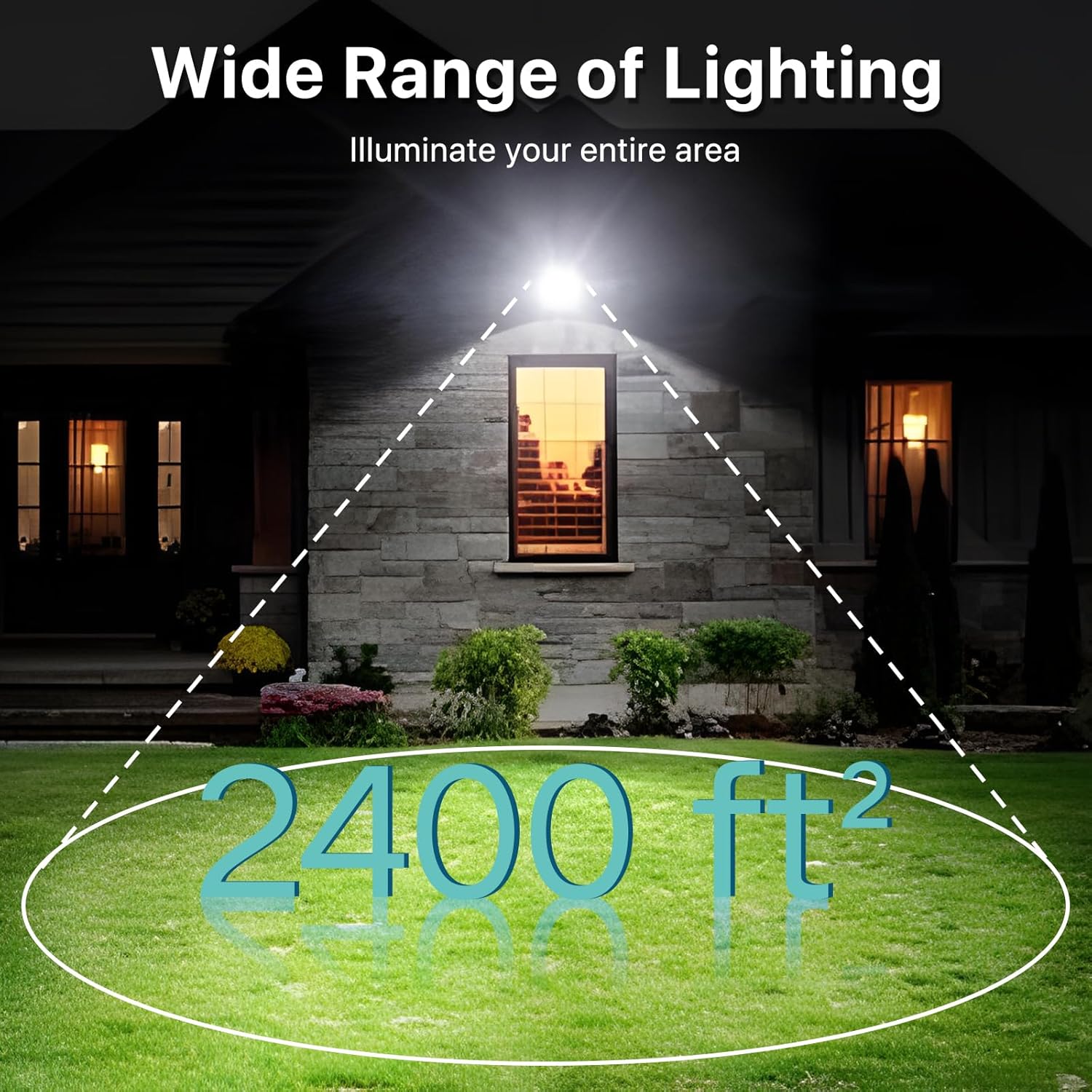 LED Wall Pack 150W: 22500lm Outdoor Wall Lights with Dusk to Dawn Photocell - Glass Lens LED Security Flood Lighting for Parking Lot and Warehouse