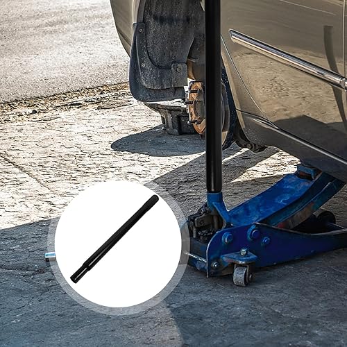 Miniatura 7 de Totority Reemplazo de mango de gato de piso de 3 toneladas con agarre cubierto de goma, barra de mango horizontal para instalación y operación