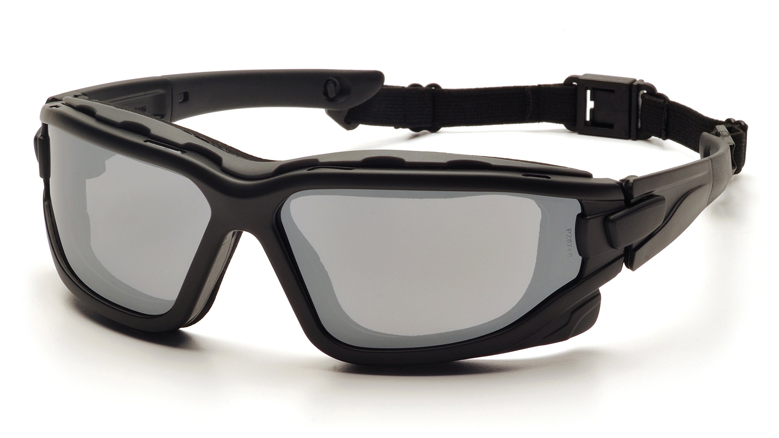 Pyramex I-Force Slim Safety Goggle, Black Frame/Gray Anti-Fog Lens