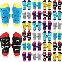 Xtinmee Valentines Day Employee Appreciation Socks Gift Thank You for All You Do Socks Gift for Staff Team Nurse Teacher