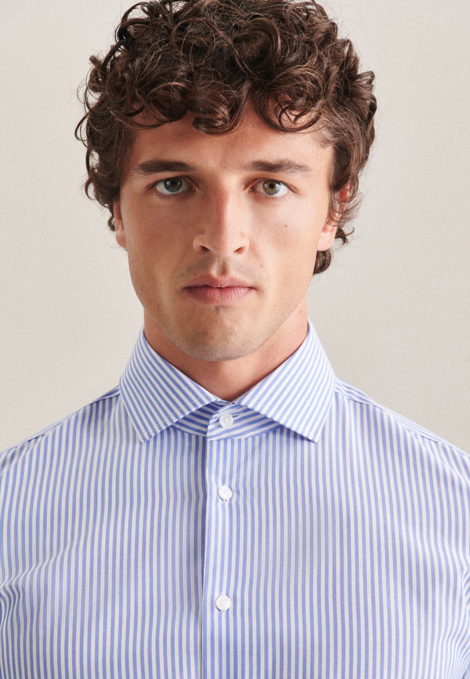 Seidensticker Men's Slim Fit Langarm Popeline Shirt