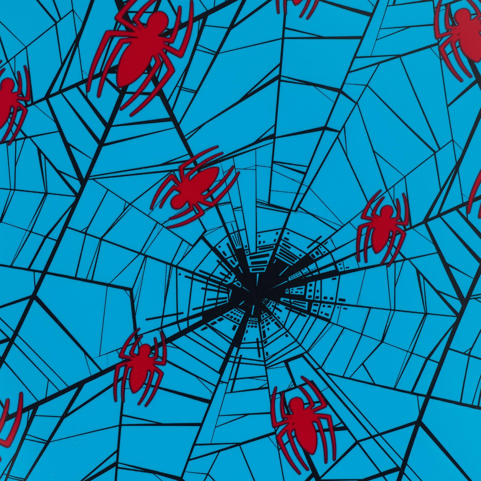 Disney Store Official Valise Spider-Man, 31 x 21 x 53 cm, Valise Bleu et Rouge pour Enfants, avec poignée télescopique, Roues multidirectionnelles et Poche intérieure