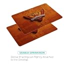 GoThriff IPL Cricket Theme Mouse Pad for PC | Large XXL Desk Mat | Anti-Slip Base, Overlock Stitched | Extended Gaming Mousepad Keyboard Mat | Cricket Fan Gift (SRH, Small) gallery image
