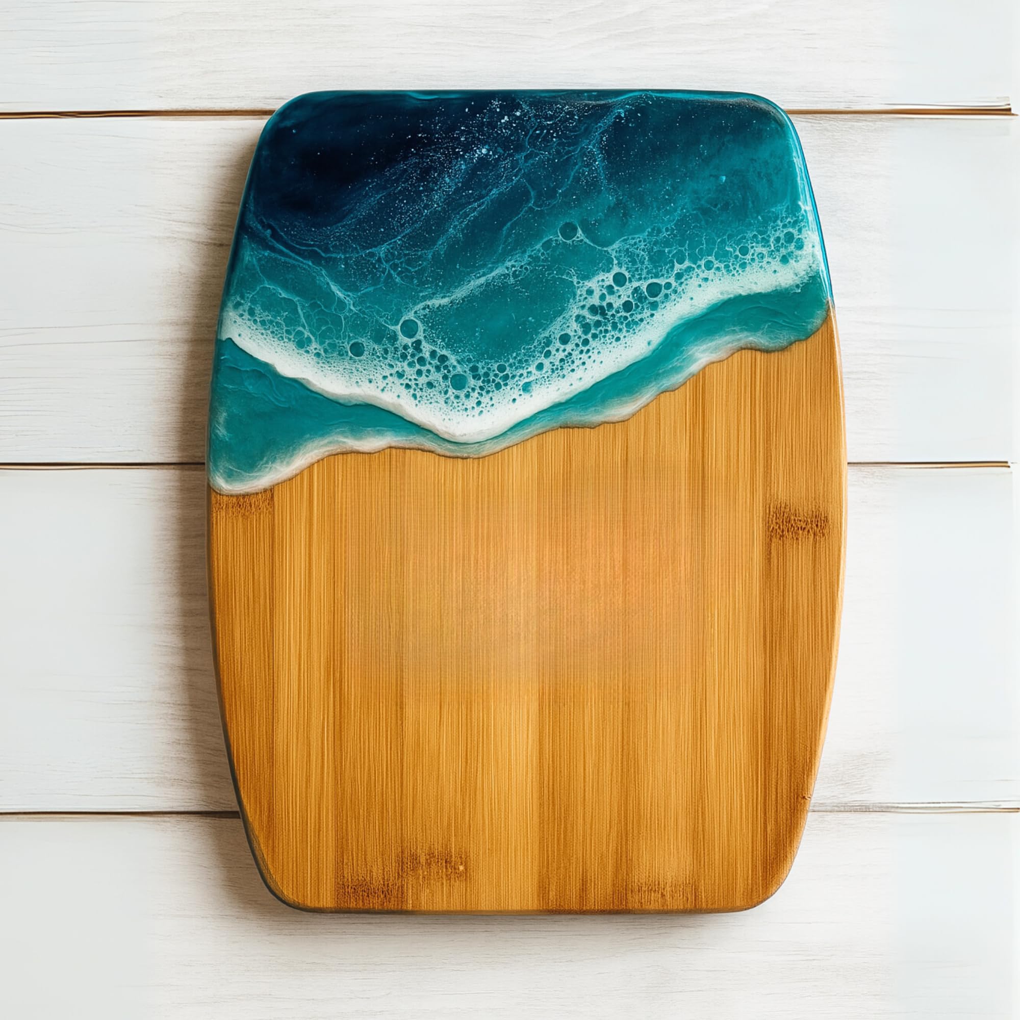 Juego de 12 tablas de cortar de bambú lisas de borde redondo de 12 x 9 pulgadas | Para fines de grabado personalizado (sin asa)
