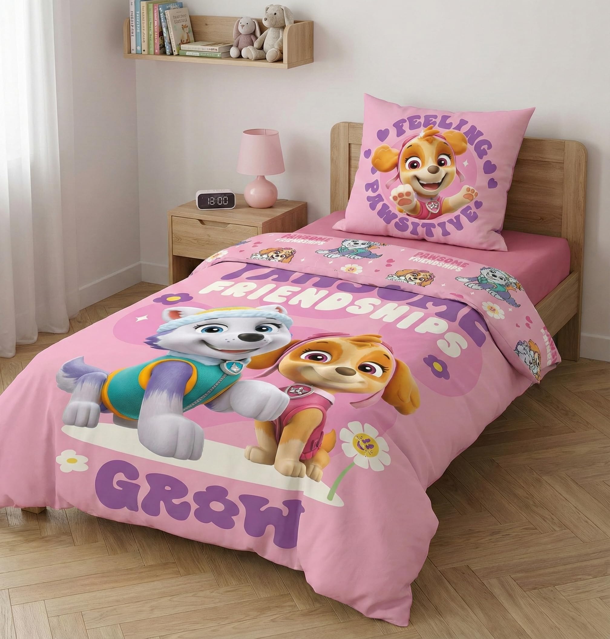 Paw Patrol Funda Nórdica Cama 90 140x200 + Funda Almohada Skye Ev...