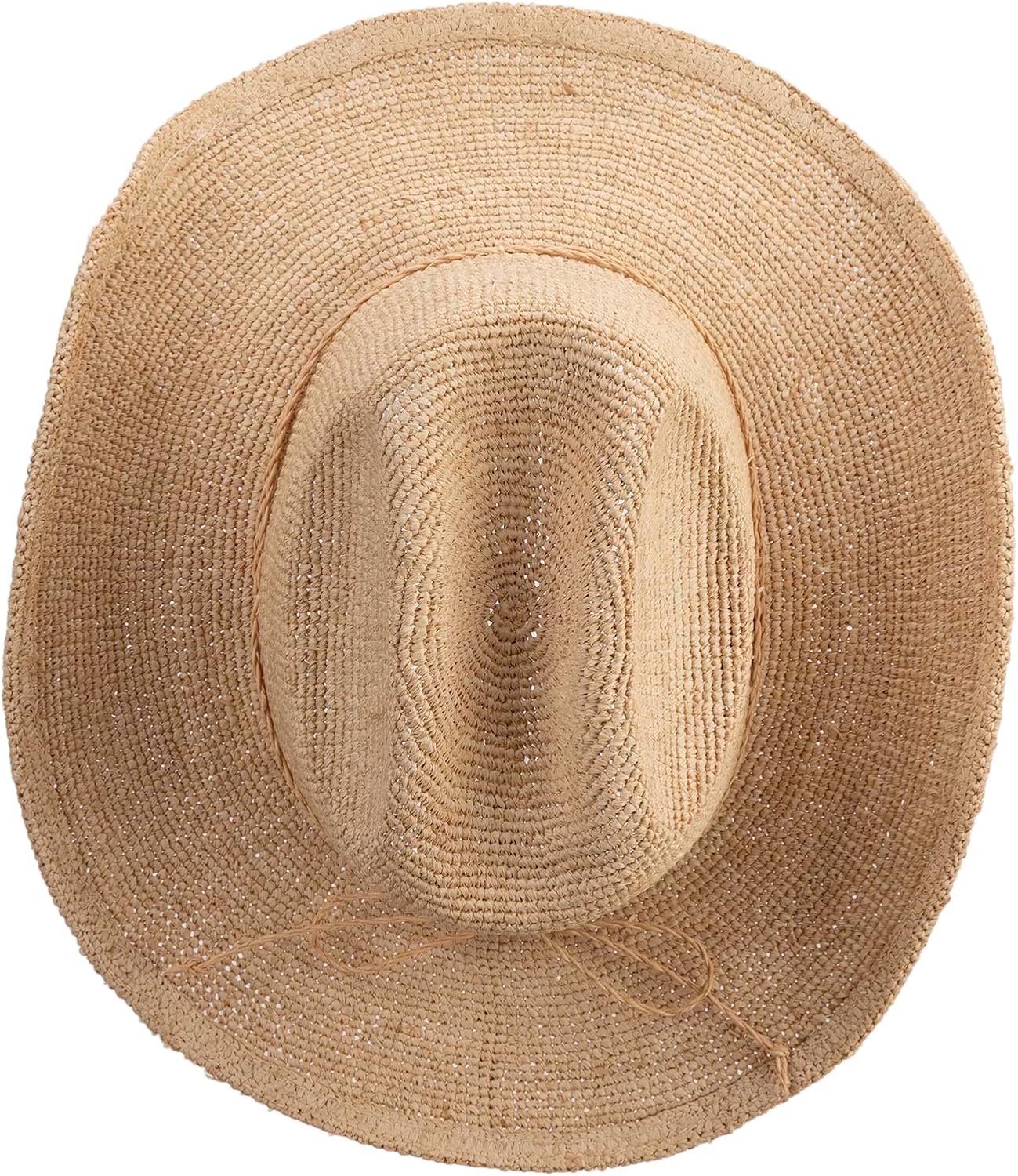 Twin Peak Raffia Cowboy Hat
