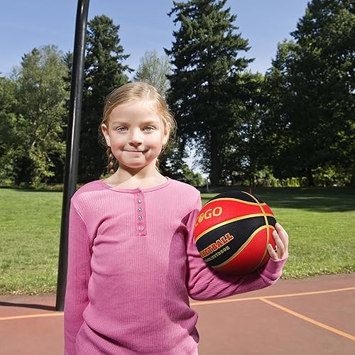 Miniatura 82 de Pelota de baloncesto oficial de goma para interiores y exteriores, tamaño 3/4/5/6/7 para niños, jóvenes, adolescentes, niños y niñas, ideas