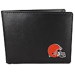 NFL Siskiyou Sports Mens Cleveland Browns Bi-fold Wallet One Size Black