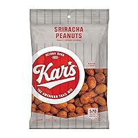 Vista 11 de Kar's Nuts Spicy Hot Sriracha Peanuts, paquetes individuales de 2.5 onzas, paquete a granel de 36, aperitivos sin gluten