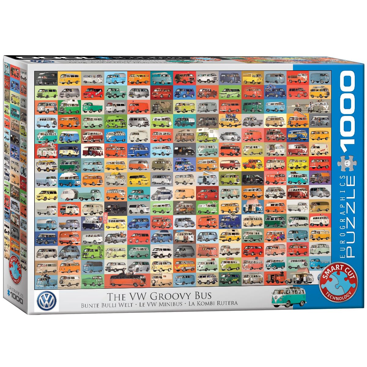 Eurographics 6000-0783 "Volkswagen Groovy Bus" Puzzle (1000-Piece)