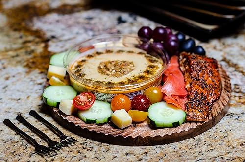 Miniatura 8 de K &amp; R Salvamanteles de madera para ollas y sartenes  Madera de acacia natural  Salvamanteles de madera para platos calientes  Tabla de cortar de