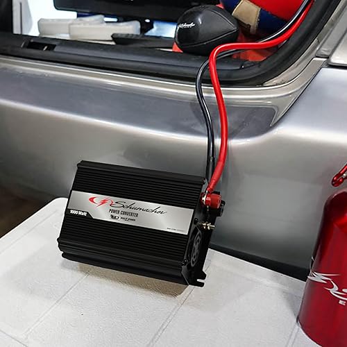 Miniatura 3 de Schumacher Electric SI1000 - Inversor de corriente CC a CA – 1000 W AC/USB – para convertir la energía del vehículo a energía doméstica para