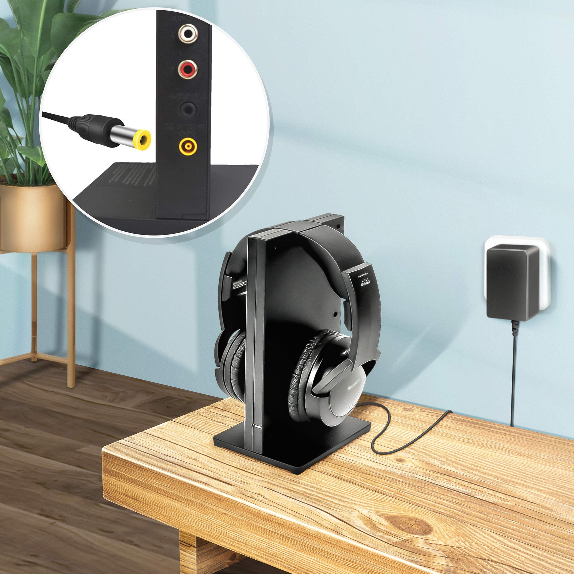 Top Chargeur * Adaptateur Secteur Alimentation Chargeur 12V Pour Casque Sans Fil Sony MDR-RF811RK