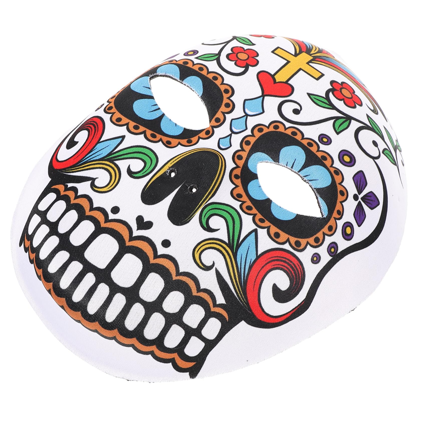 Beaupretty Máscara de Disfraz para Hombre Día Muertos Diseño Colorida para Fiesta de Halloween y