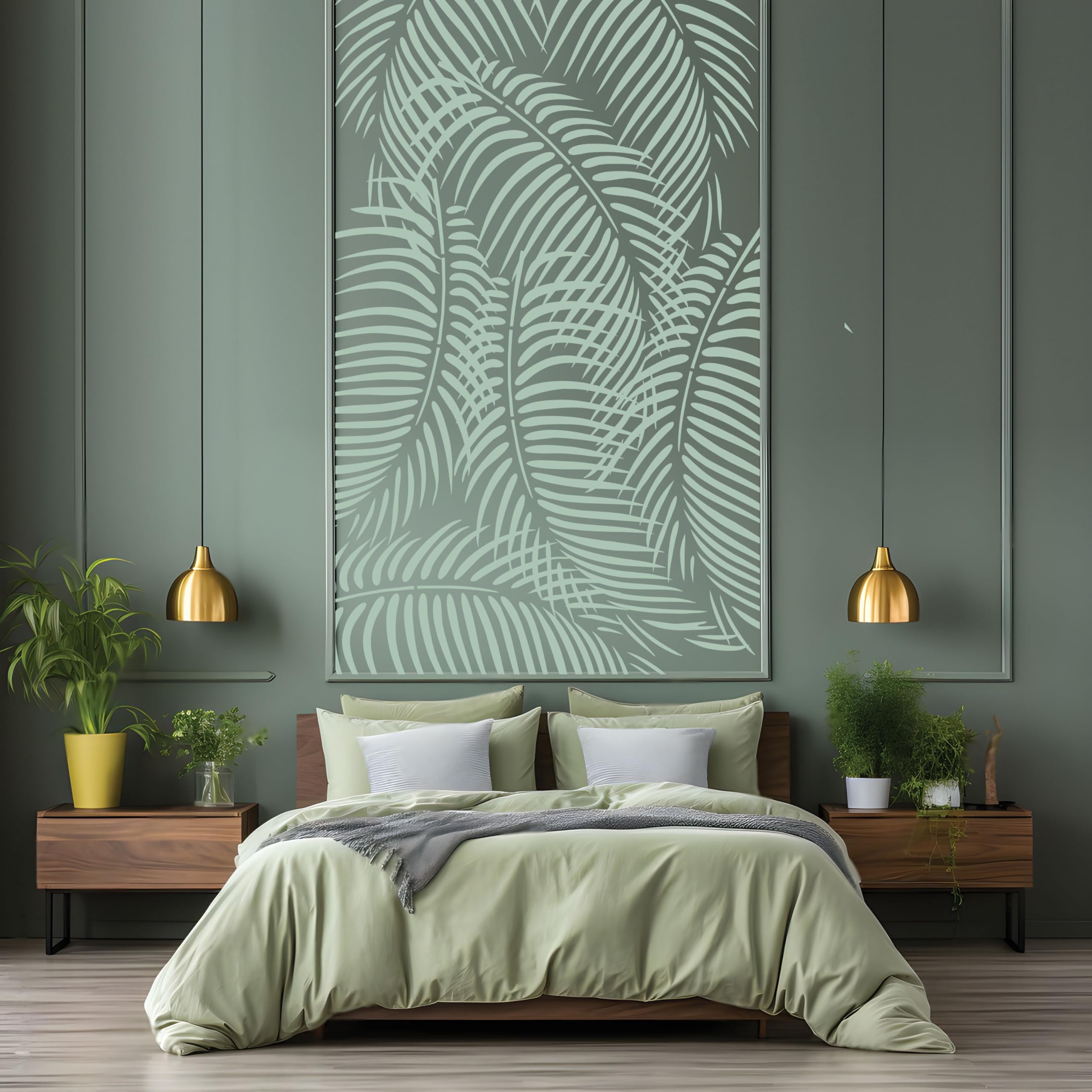 StenCart Feather Leaf Pack of 4 Reusable Wall Stencil Design Stencil for Wall Painting Home Wall Decoration(16 inch x 24 inch)–Suitable for Room Decor,Ceiling and Floors Stencil (B0D6VTY9SV) Amazon Price History, Amazon Price Tracker