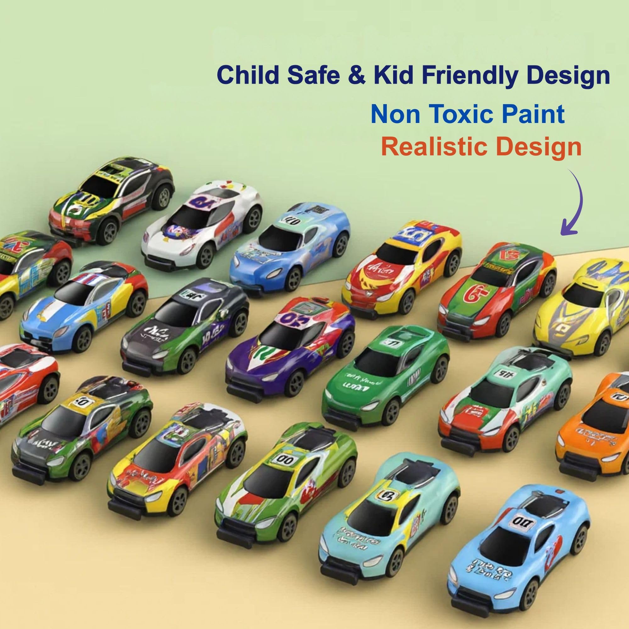 GRAPHENE 10 Unbreakable Pull Back Cars for Kids Metal Alloy Mini Racing Diecast Car Toy Play Set Strong & Durable High Speed Vehicle Gift Pack for Boys Birthday Return Gift khelona Toys(Racing Cars) 4