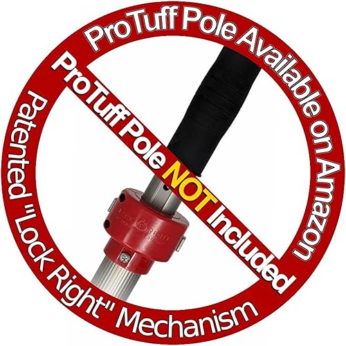 Vista 54 de ProTuff - Red de desnatador de piscina, viene con red plana resistente, malla fina para hojas, limo y polen, marco de aluminio fuerte, clip