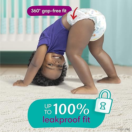 Miniatura 3 de Pañales de tamaño 5, 128 unidades – Pampers Pull On Cruisers 360° Fit Pañales desechables para bebé con cintura elástica, el embalaje y las