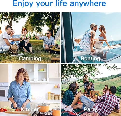 Miniatura 8 de BODEGA COOLER Refrigerador de auto de 12 voltios, control de aplicación de doble zona, diseñado con congelador portátil de puerta extraíble de 2