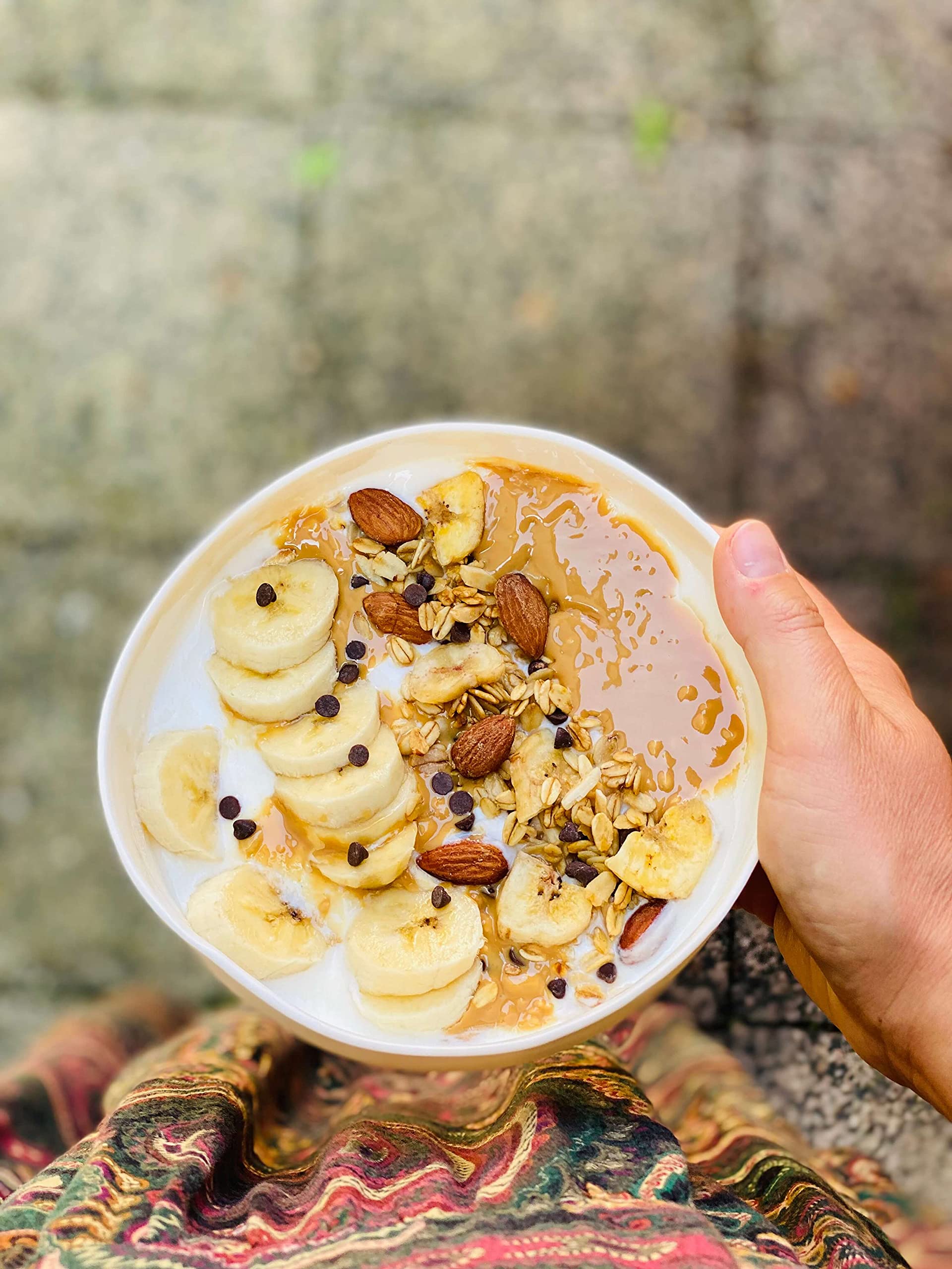 Crunchy Queen Schoko-​​Bananen Schatz Knusper-Müsli Schokolade Banane Granola vegan & palmölfrei (3x 340g)