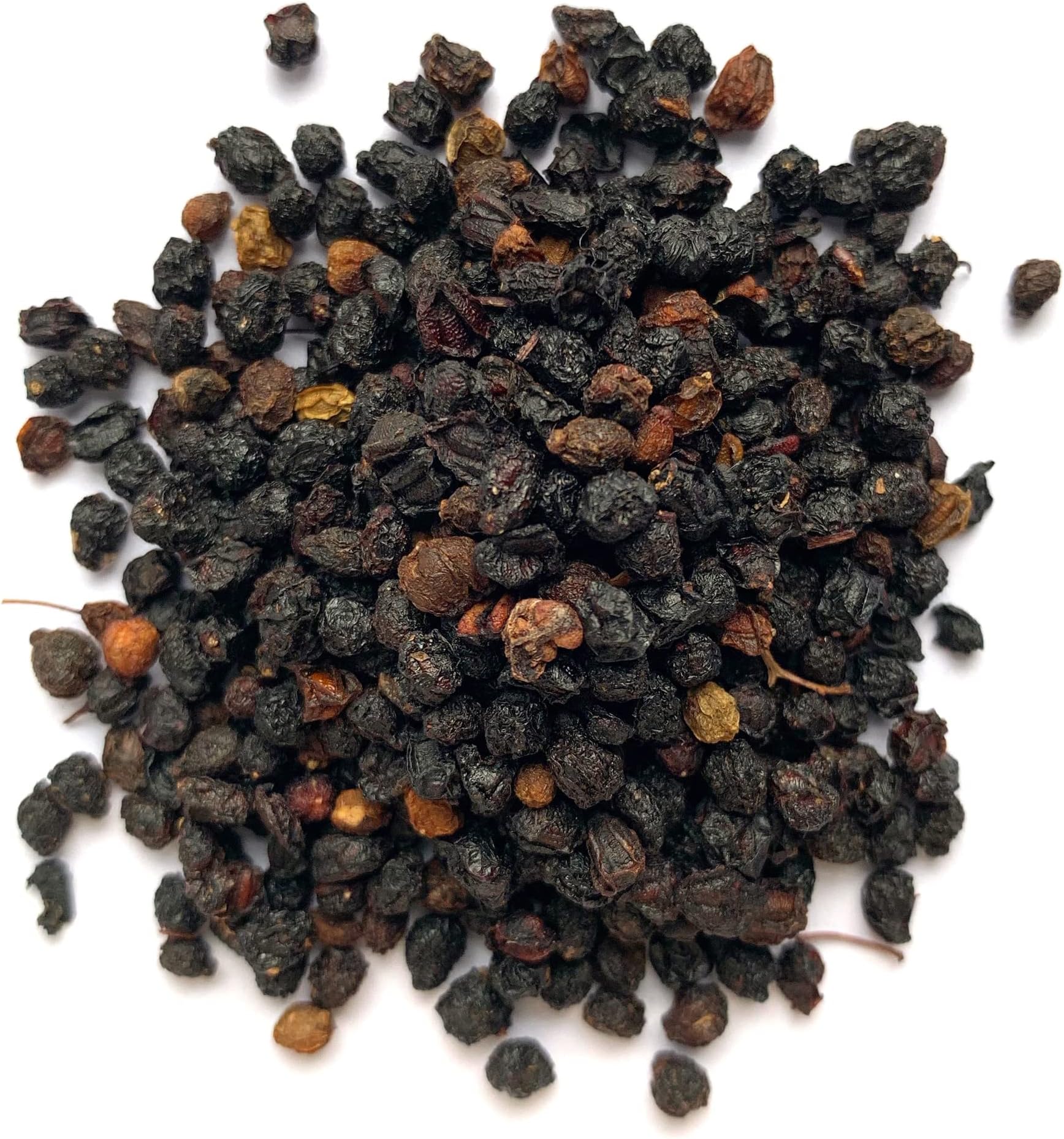 Elderberries CERTIFIED ORGANIC 0.5kg Bag - Whole 100% NATURAL, Wild Crafted and KOSHER Berries (Sambucus nigra)