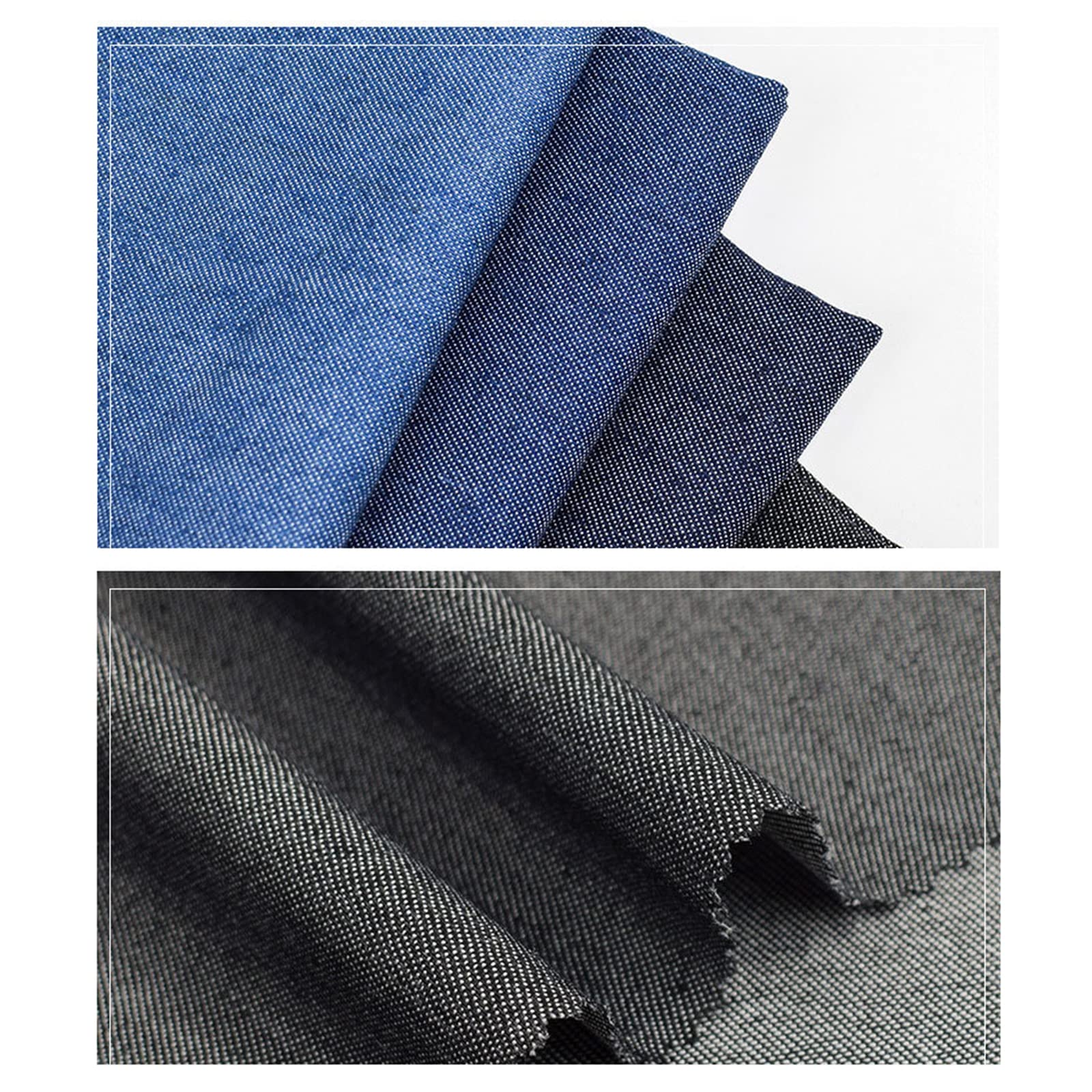 Baumwollstoff, Jeansstoff aus 99% Baumwolle, Meterware