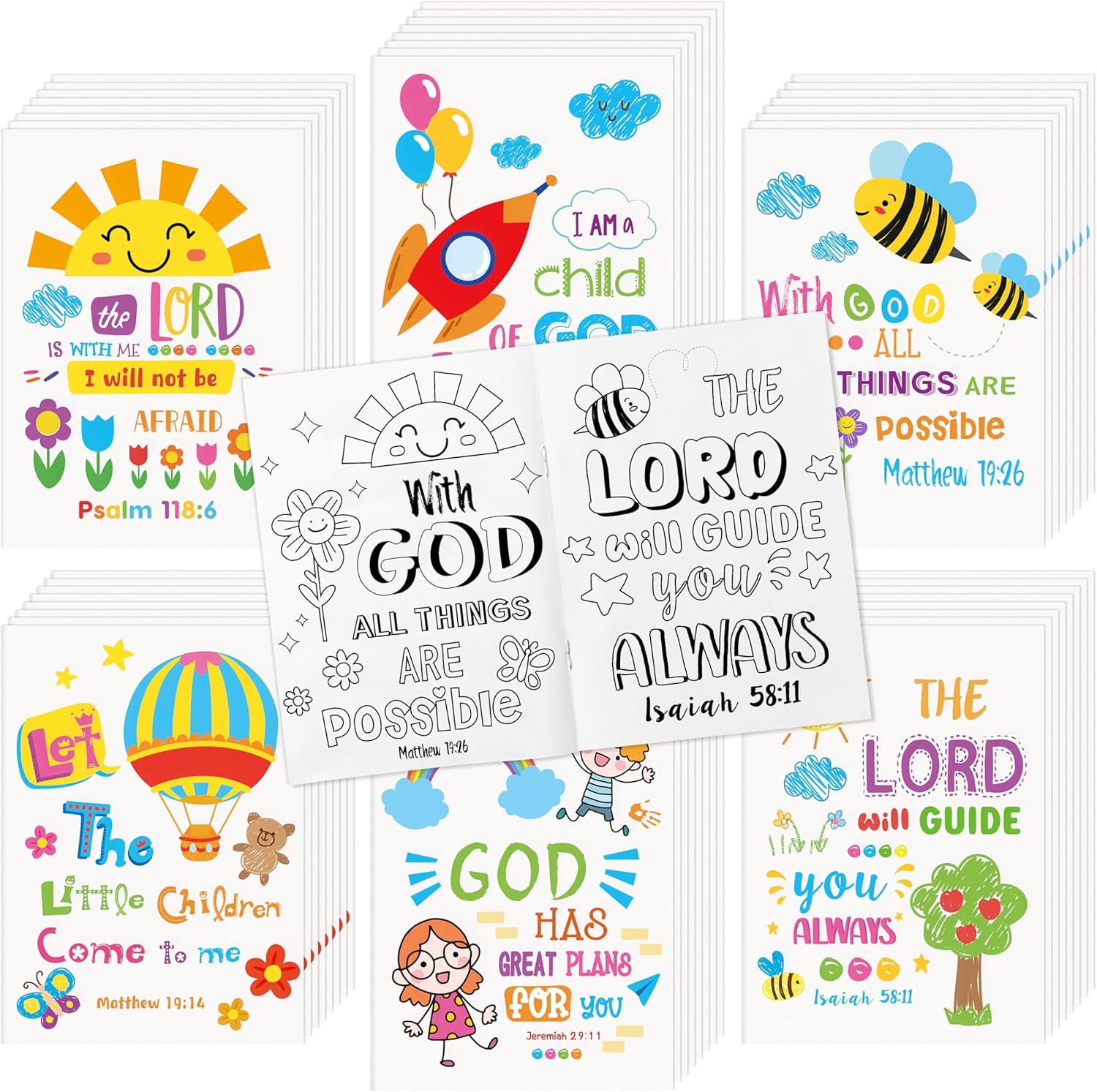 Dvbonike 24Pcs End of the School Year Coloring Books - Summer Beach Pool DIY Color-in Pages Holiday Graduation Drawing Booklet Classroom Rewards Art Activity Gifts Party Favors Supplies for Kids