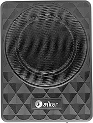 Subwoofer Ativo 10 Polegadas 600W 12V 20-200Hz com Amplificador Integrado Graves Potentes para Carro Caminhonete Caixa Slim Fino Compacto