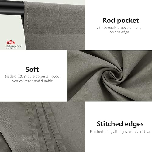 Vista 24 de Neewer - Fondo 3 x 3.6 m Negro