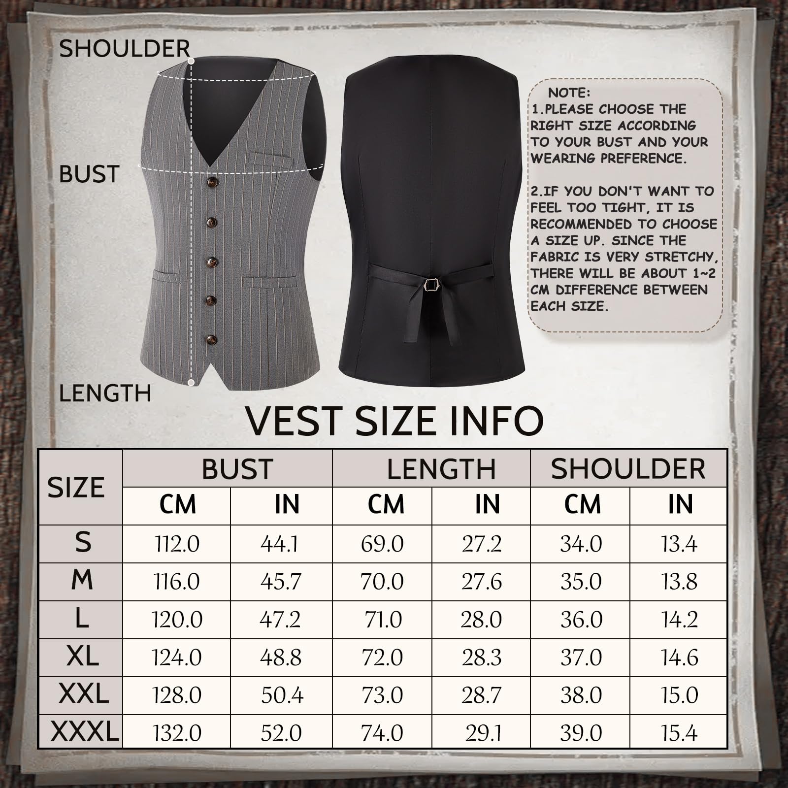 JONRRYIN Costume des années 20 pour homme, accessoires de mafia des années 20 avec gilets et divers accessoires pour Halloween, costume de carnaval (gris, L)