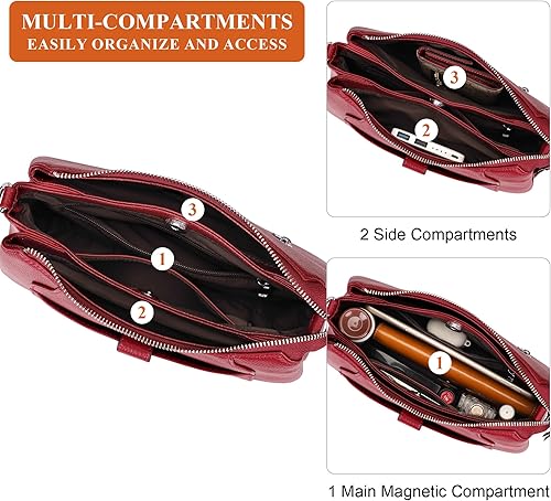 Miniatura 4 de Over Earth Genuine Leather Small Hobo Crossbody Bags for Women Shoulder Purses and Handbags