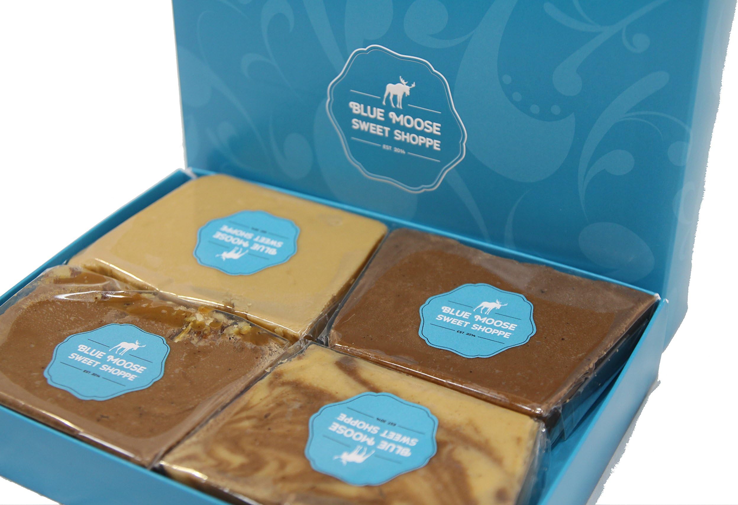 Classic 1 LB Sampler | Gourmet Fudge | The Best Copper-kettle Fudge | Blue Moose Sweet Shoppe | Holiday Gifts (Classic, 1 Lb)
