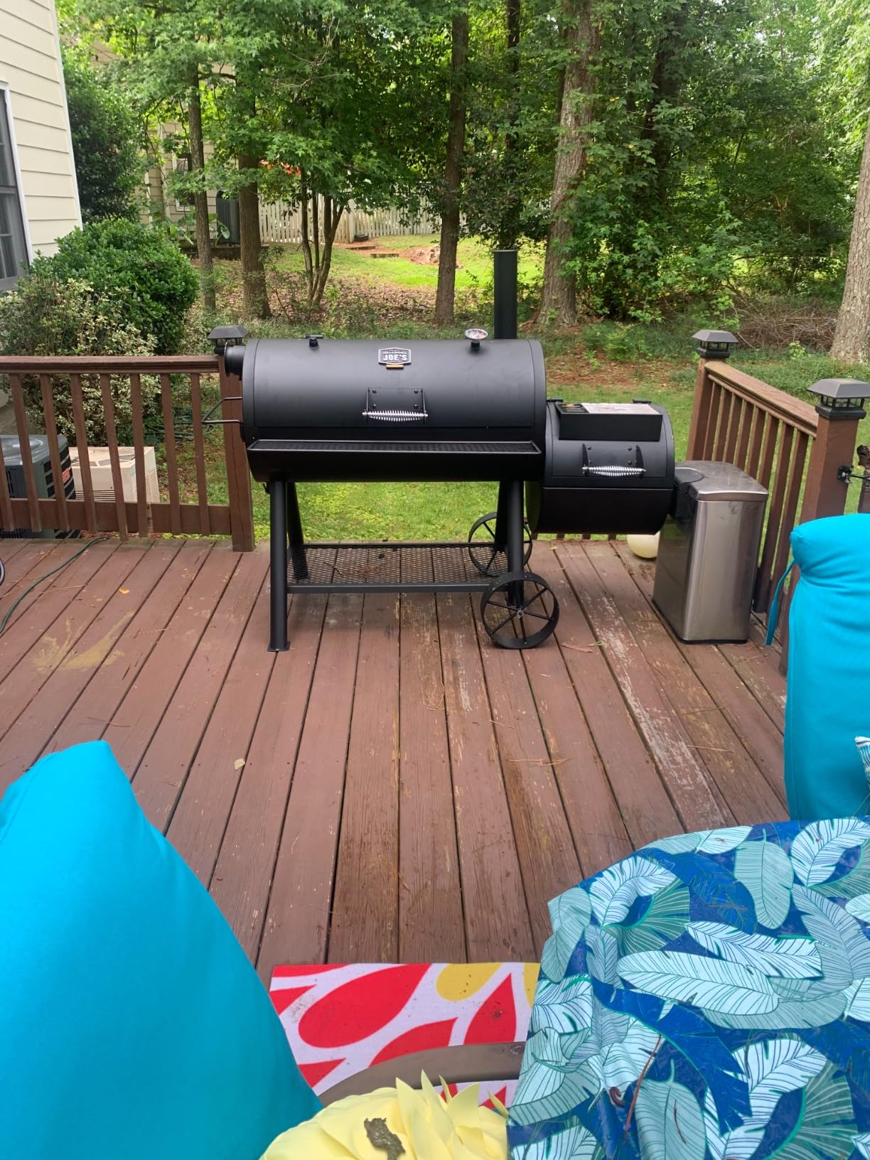 69/mo Finance Oklahoma Joe's Longhorn Reverse Flow Smoker, Black